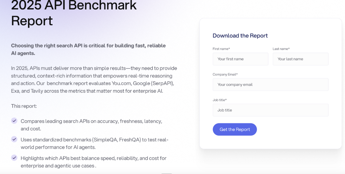 2025 API Benchmark Report